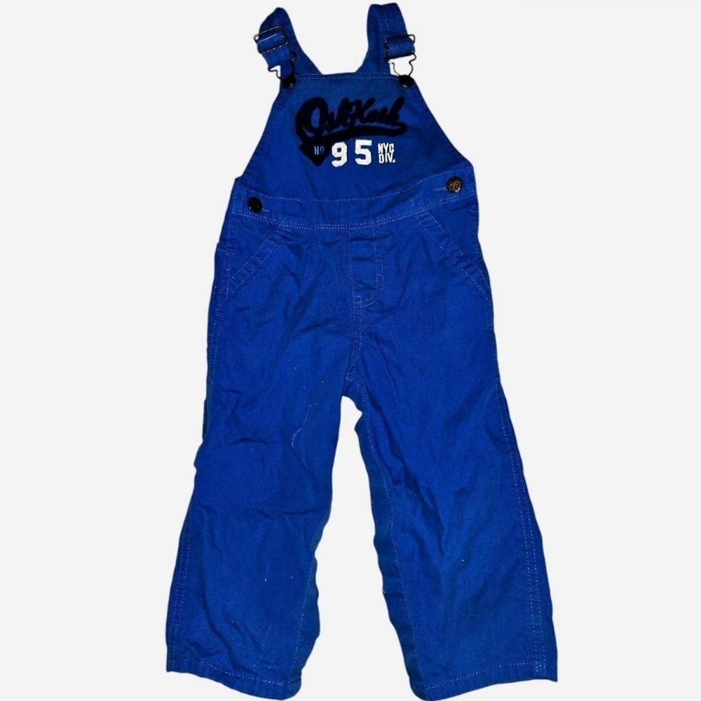 Vintage OshKosh B'gosh Vibrant Blue Kids Overalls
